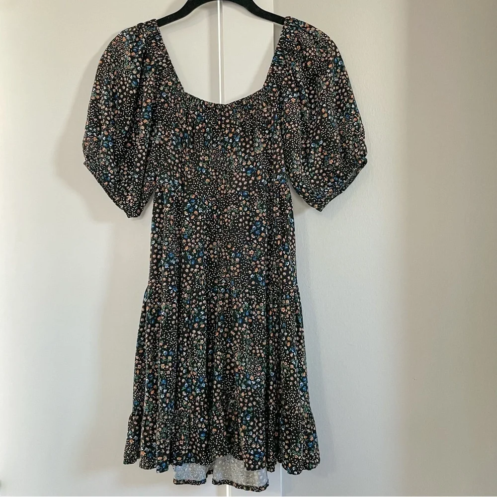 Wild Fable Baby Doll Dress size xs black floral excellent condition… - Picture 1 of 3